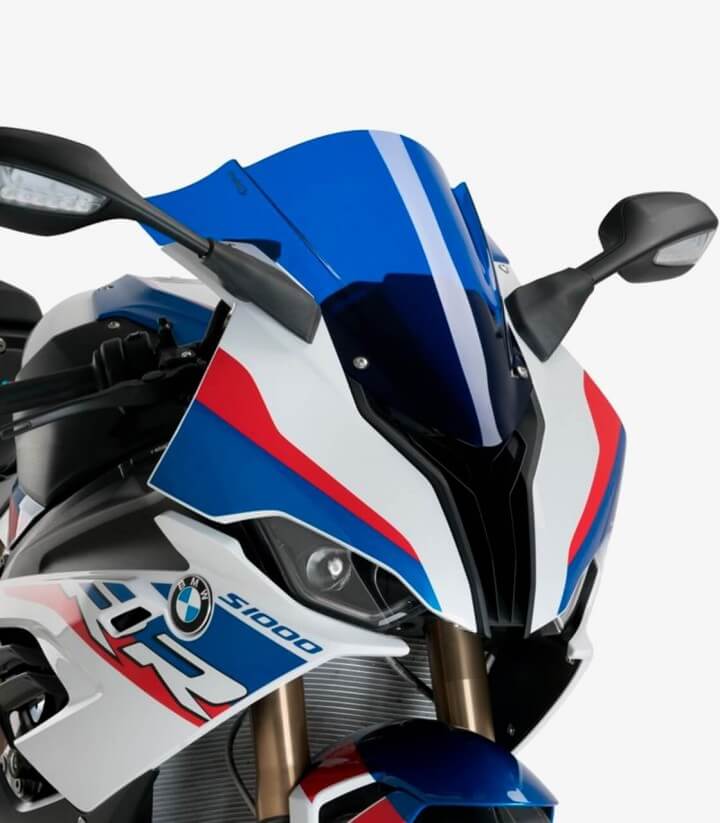 Windschild Puig Z-Racing BMW M1000RR, S1000RR (19-26) Blau 3571A