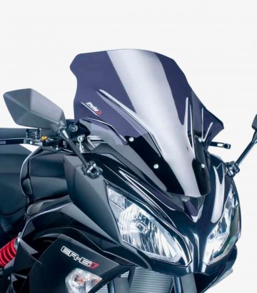 Kawasaki ER-6F 2012-2016 Puig Touring Dark Smoked Windshield 5998F