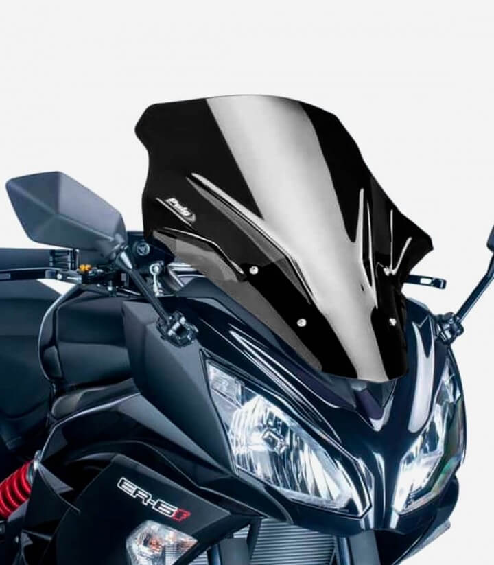 Cúpula Puig Touring Kawasaki ER-6F 2012-2016 Negro 5998N