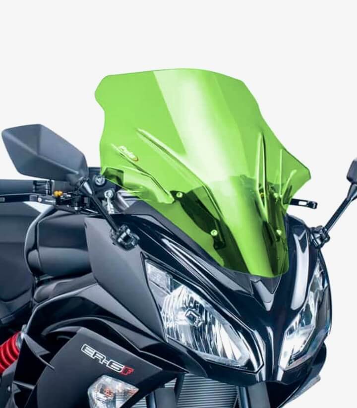 Cúpula Puig Touring Kawasaki ER-6F 2012-2016 Verde 5998V