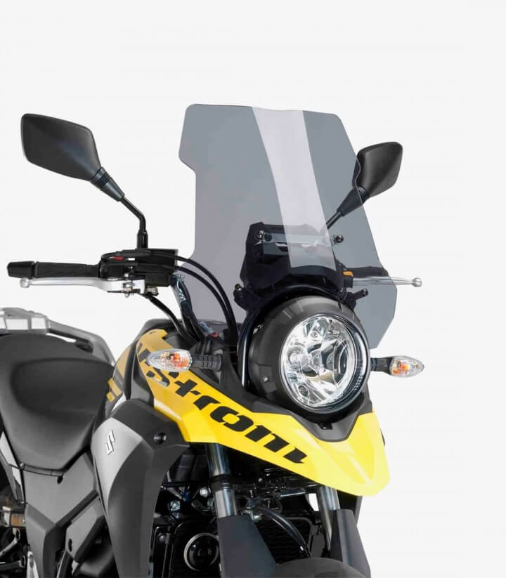 Suzuki DL250 V-Strom 2017-2019 Puig Touring Smoked Windshield 9606H