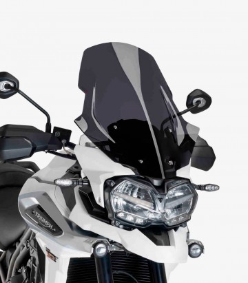 Triumph Tiger 1200 (2018 - 2021), Tiger Explorer (2018 - 2020) Puig Touring Dark smoked Windshield 9613F