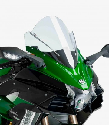 Windschild Puig Z-Racing Kawasaki Ninja H2 SX (18-22) Klar 9704W