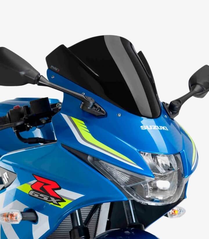 Windschild Puig Z-Racing Suzuki GSX-R125 (17-26) Schwarz 9721N