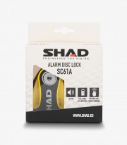 Disc Lock with Alarm SHAD SC61A Yellow C0S6103A