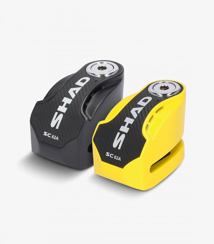 Candado Disco con Alarma SHAD SC62A Amarillo C0S6203A