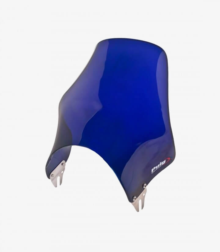 Kurzes Windschild Puig Modell Naked für Suzuki GSF650/1200/1250 Farbe Blau 4112A