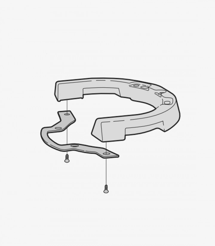 SHAD Click System Tank Bag Mounting Kit Z010CS for Zontes F703 (25-25)