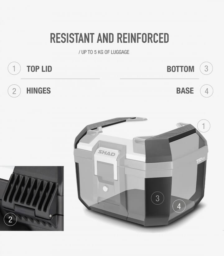 SHAD Topcase TR41 Aluminium Terra 41 Liter