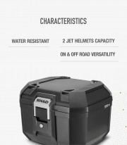 Maleta central SHAD TR41 Terra 41 Litros