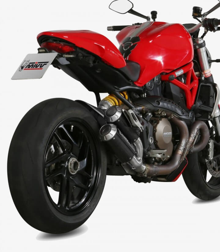 MIVV MK3 Auspuff Carbon für Ducati Monster 1200 (14-16) D.040.SM3C