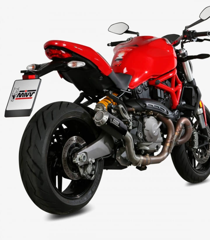 MIVV MK3 Exhaust Carbon for Ducati Monster / 821 / 1200 / S (17-21) D.041.SM3C