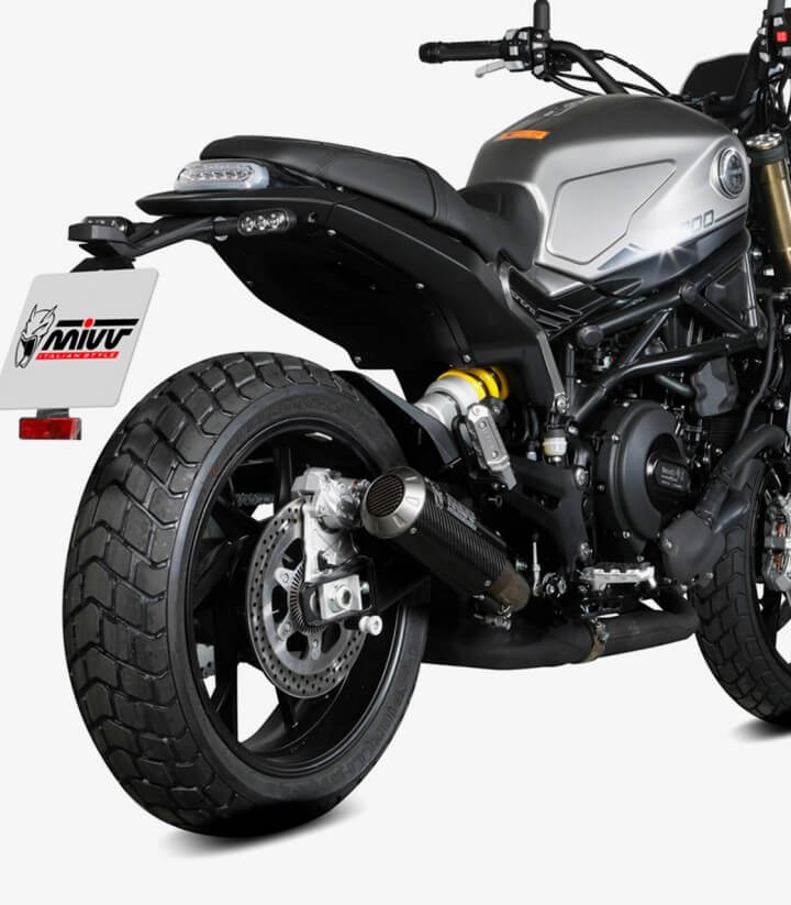 Escape MIVV MK3 Carbono para Benelli Leoncino 800 (22-24) E.008.SM3C