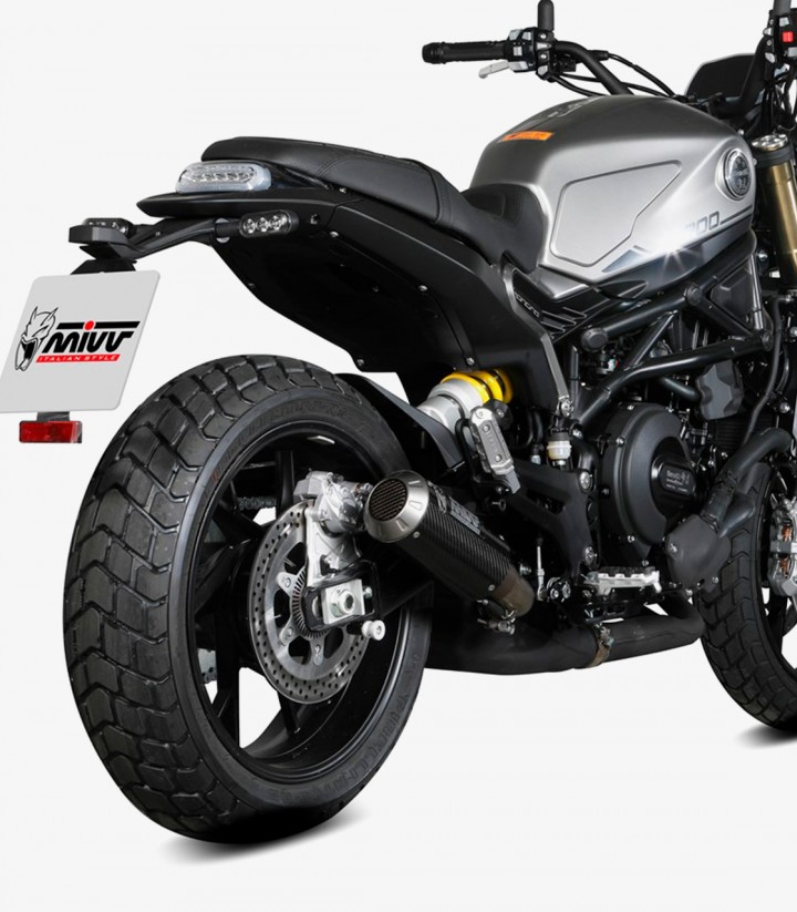 Escape MIVV MK3 Carbono para Benelli Leoncino 800 (22-24) E.008.SM3C