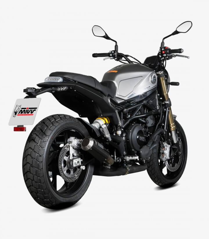 MIVV MK3 Auspuff Carbon für Benelli Leoncino 800 (22-24) E.008.SM3C