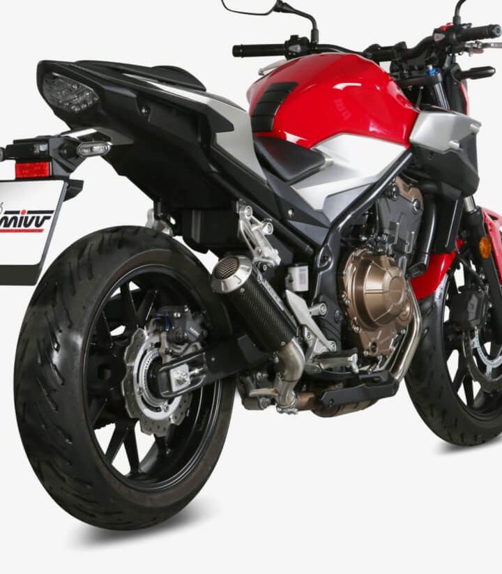 Escape MIVV MK3 Carbono para Honda CB 500 F / X (19-25) H.075.SM3C
