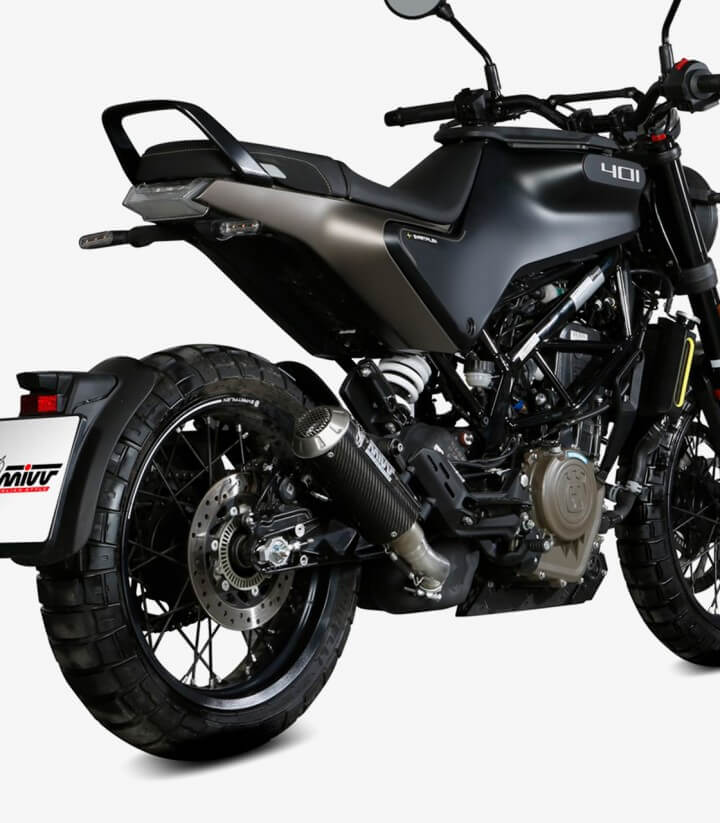 MIVV MK3 Auspuff Carbon für Husqvarna Svartpilen 401 (21-23), Vitpilen 401 (21-24) HU.004.SM3C