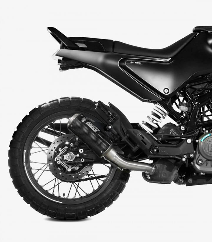 MIVV MK3 Auspuff Carbon für Husqvarna Svartpilen 125 (21-24), 401 (21-23) HU.005.SM3C