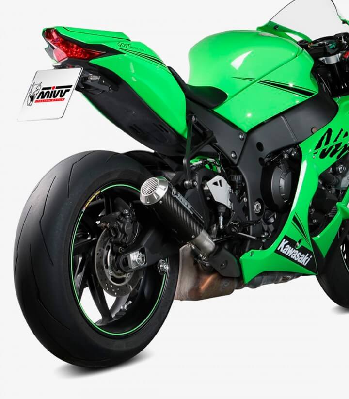 MIVV MK3 Auspuff Carbon für Kawasaki Ninja ZX-10R/RR (16-25) K.042.LM3C