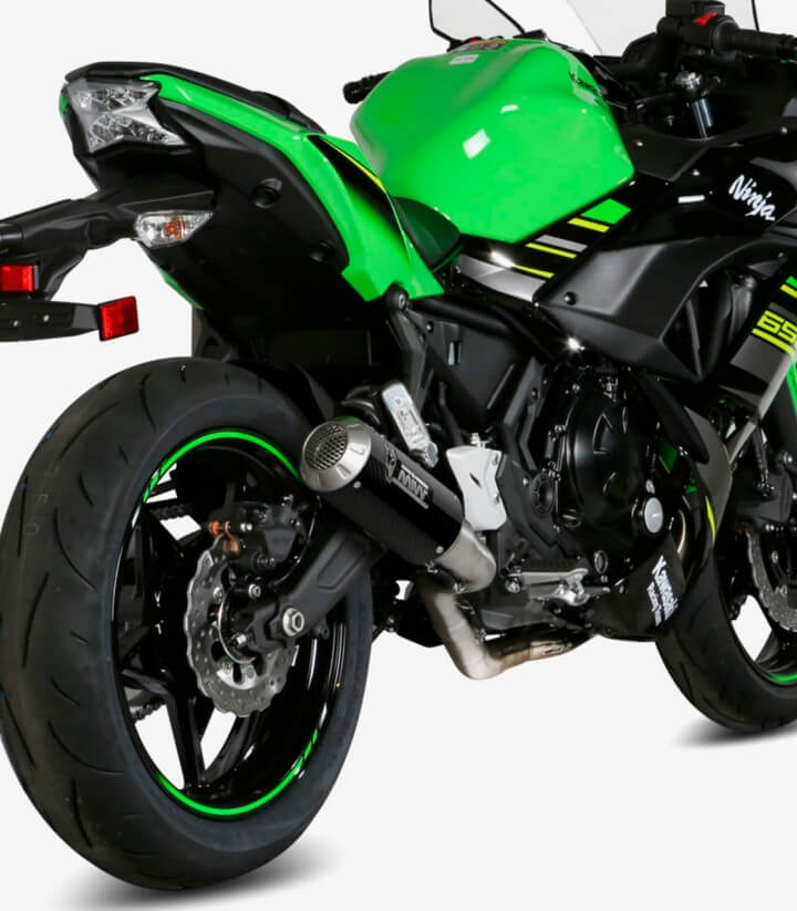 Escape MIVV MK3 Carbono para Kawasaki Ninja / Vulcan S / Z 650 (17-23) K.044.SM3C