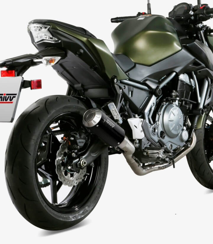 MIVV MK3 Auspuff Carbon für Kawasaki Ninja 650, Vulcan S, Z 650 (17-23) K.044.SM3C