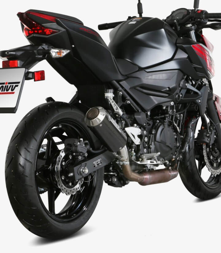 Escape MIVV MK3 Carbono para Kawasaki Ninja Z 400 / 400 (18-23) K.047.SM3C