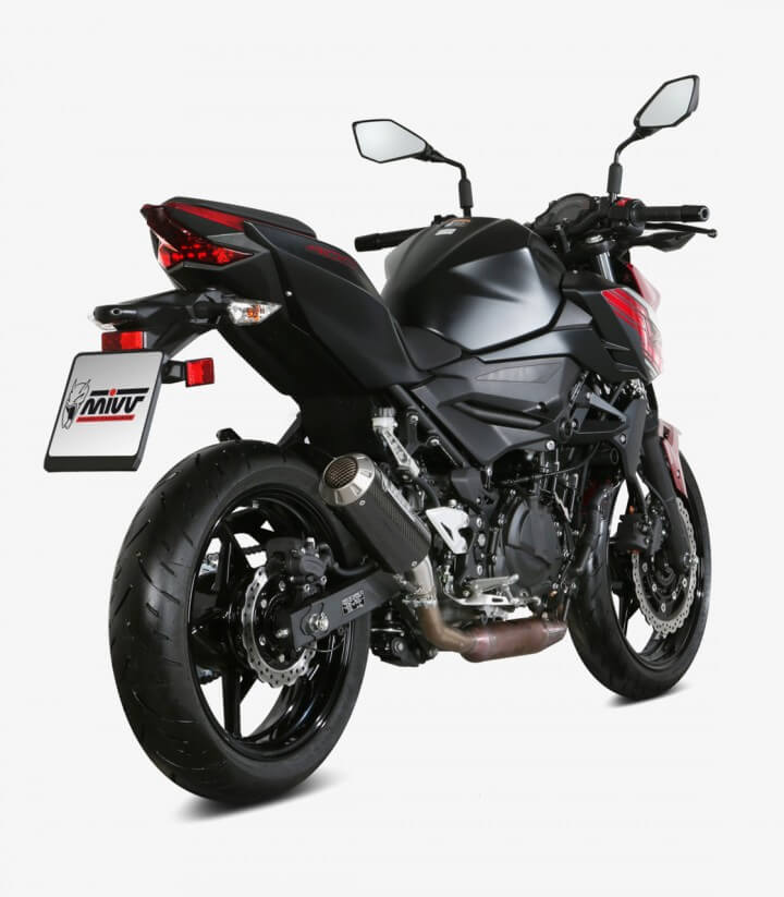 MIVV MK3 Auspuff Carbon für Kawasaki Ninja 400 (18-23), Z 400 (19-23) K.047.SM3C
