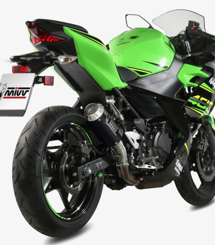 MIVV MK3 Auspuff Carbon für Kawasaki Ninja 400 (18-23), Z 400 (19-23) K.047.SM3C