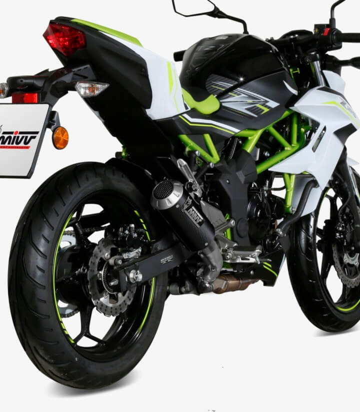 MIVV MK3 Auspuff Carbon für Kawasaki Ninja 125 (19-24), Z125 (19-24) K.048.SM3C