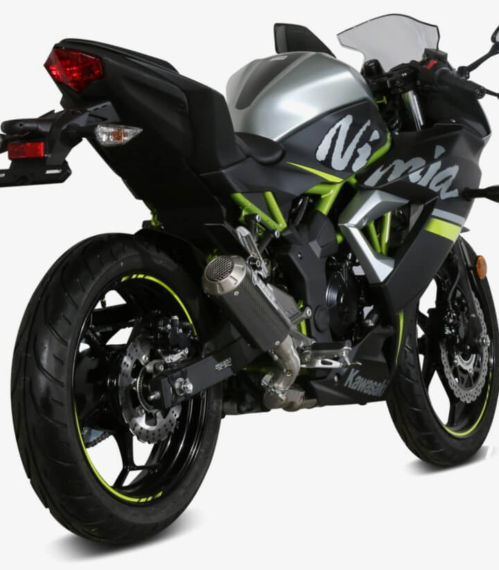 MIVV MK3 Auspuff Carbon für Kawasaki Ninja 125 (19-24), Z125 (19-24) K.048.SM3C