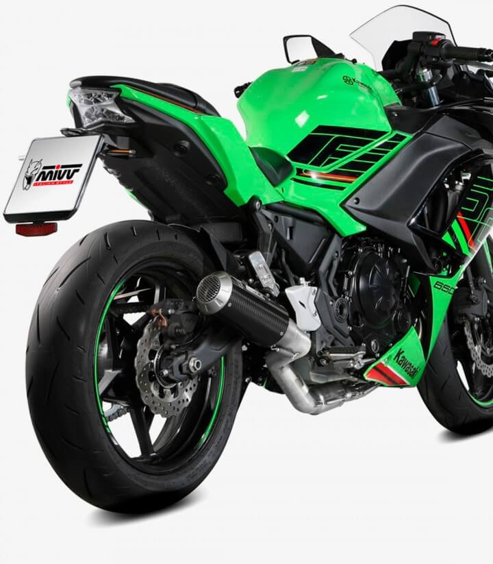 MIVV MK3 Auspuff Carbon für Kawasaki Ninja  650 (24-26), Z 650 (24-26) K.058.SM3C