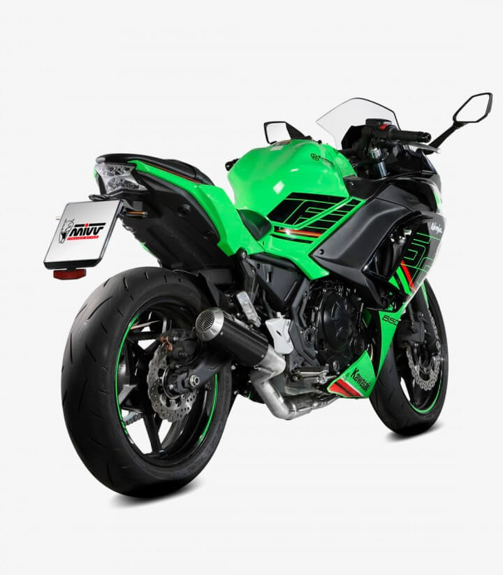 MIVV MK3 Auspuff Carbon für Kawasaki Ninja  650 (24-26), Z 650 (24-26) K.058.SM3C