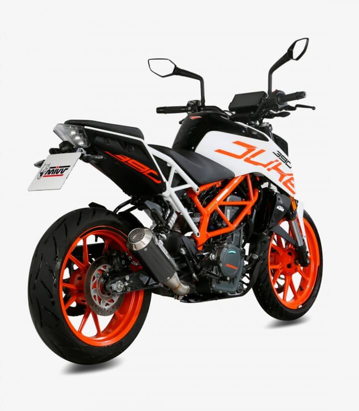 MIVV MK3 Auspuff Carbon für KTM 125/390 Duke (17-20), RC 125/390 (17-21) KT.019.SM3C