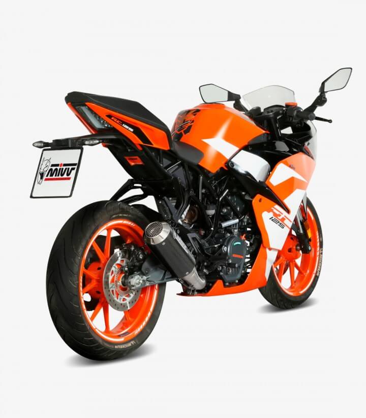 MIVV MK3 Auspuff Carbon für KTM 125/390 Duke (17-20), RC 125/390 (17-21) KT.019.SM3C