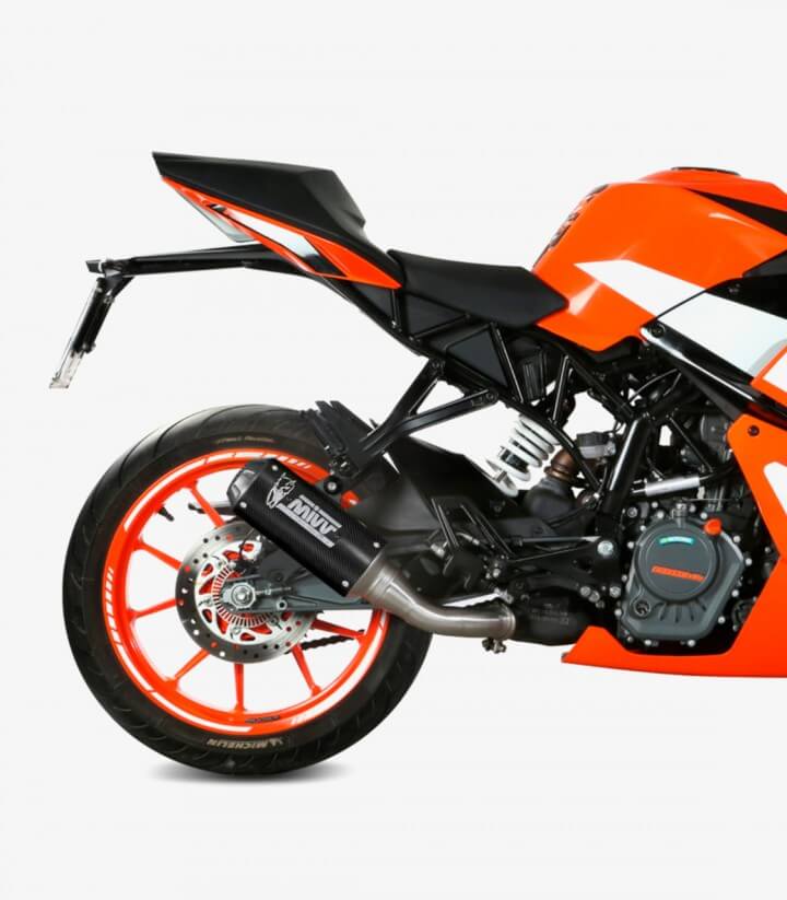 MIVV MK3 Auspuff Carbon für KTM 125/390 Duke (17-20), RC 125/390 (17-21) KT.019.SM3C