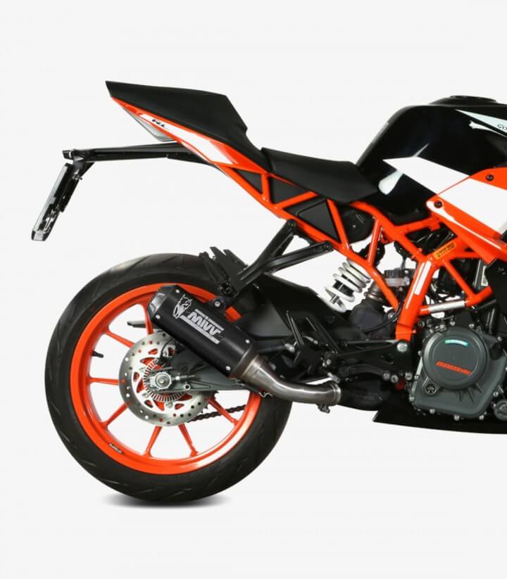 MIVV MK3 Auspuff Carbon für KTM 125/390 Duke (17-20), RC 125/390 (17-21) KT.019.SM3C