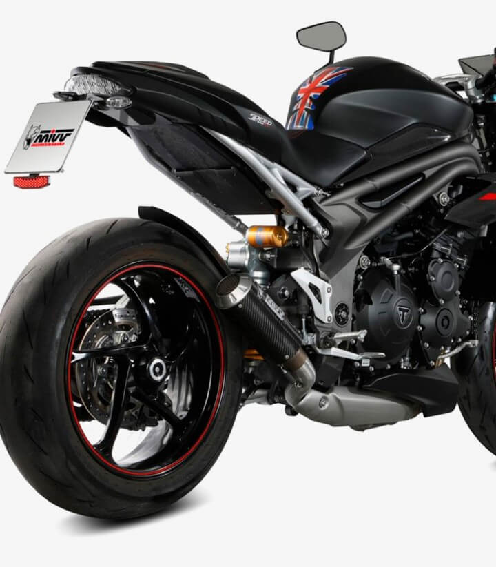 MIVV MK3 Auspuff Carbon für Triumph Speed Triple (18-20), Speed Twin (18-20) T.021.SM3C