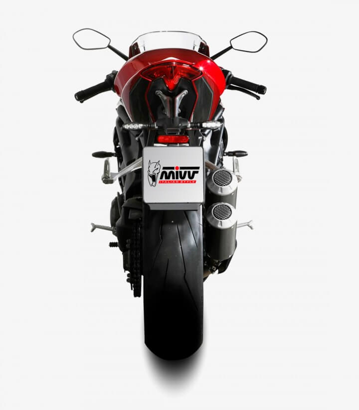 MIVV MK3 Exhaust Carbon for Triumph Speed Triple 1200 RS/RR / Street Triple (21–25) T.025.LM3C