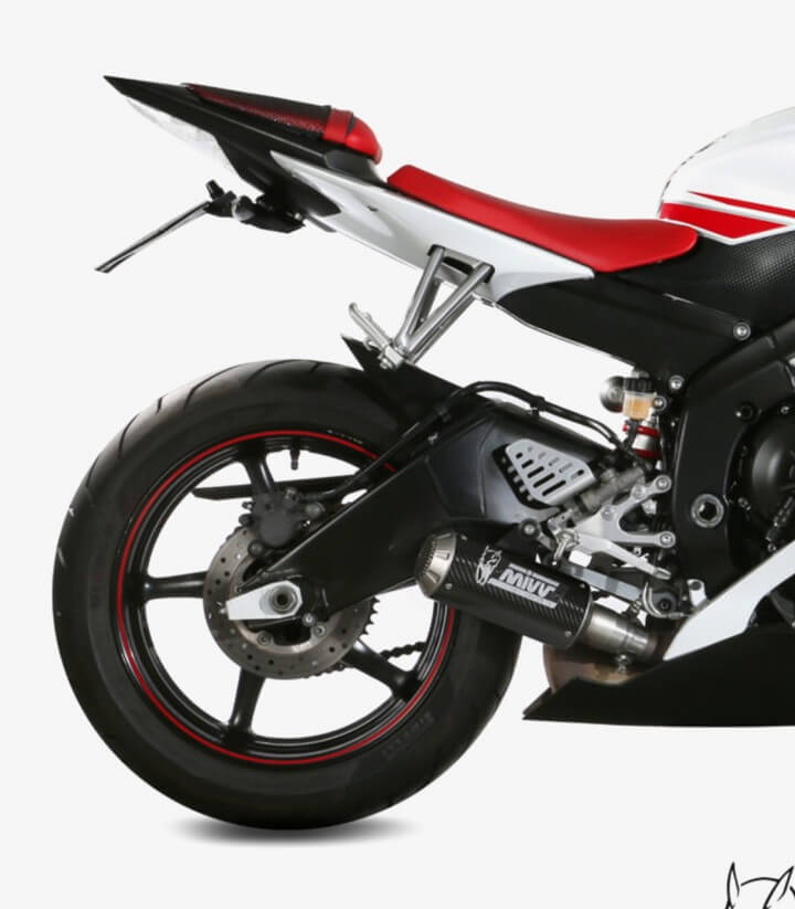 MIVV MK3 Auspuff Carbon für Yamaha YZF 600 R Thundercat / YZF-R6 (06-16) Y.021.LM3C