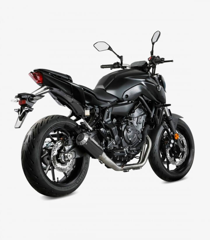MIVV MK3 Exhaust Carbon for Yamaha MT 07 / FZ 07 (14-24) Y.045.SM3C