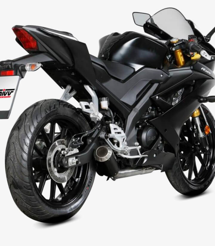 MIVV MK3 Auspuff Carbon für Yamaha MT-125 (20-26), YZF-R 125 (19-26) Y.067.SM3C
