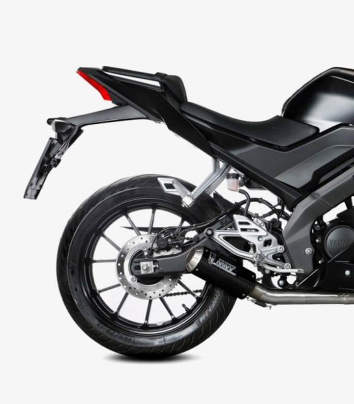 MIVV MK3 Auspuff Carbon für Yamaha MT-125 (20-26), YZF-R 125 (19-26) Y.067.SM3C