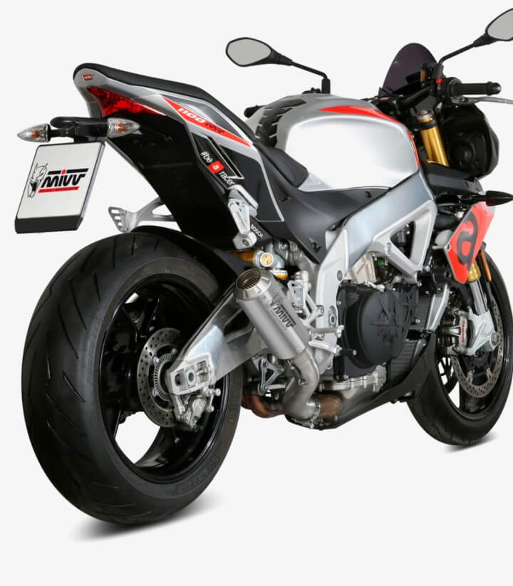 MIVV MK3 Auspuff Stahl für Aprilia Tuono V4 1100 Factory (18-20) A.012.SM3X
