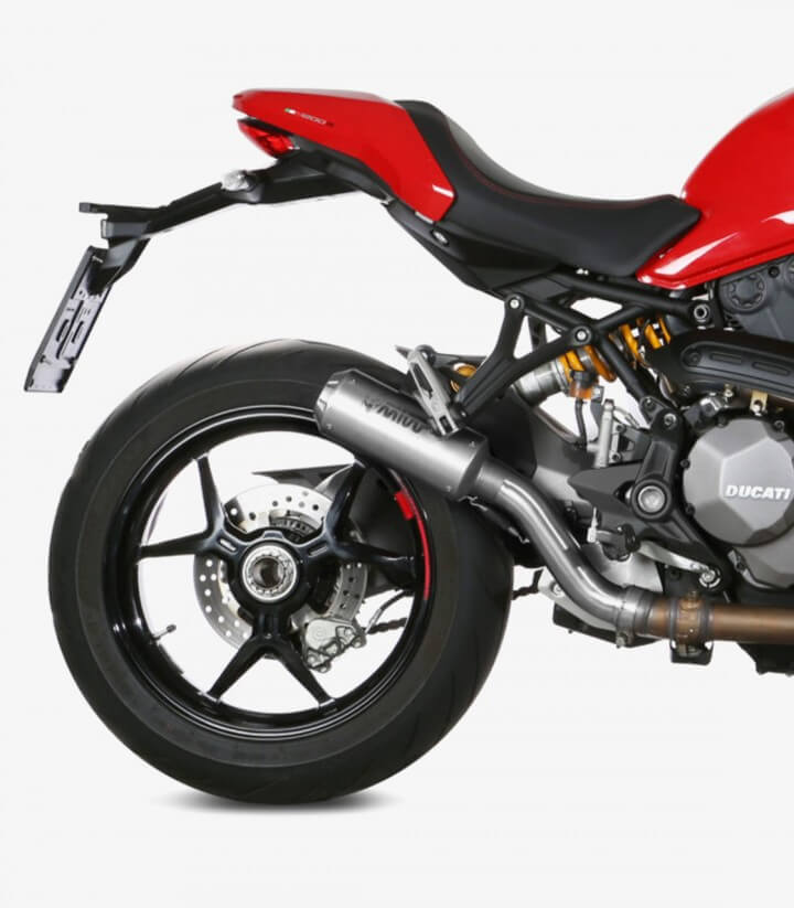 Escape MIVV MK3 Acero para Ducati Monster / 821 / 1200 / S (17-21) D.041.SM3X