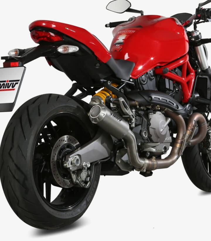 Escape MIVV MK3 Acero para Ducati Monster / 821 / 1200 / S (17-21) D.041.SM3X