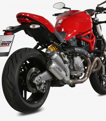 MIVV MK3 Exhaust Stainless Steel for Ducati Monster / 821 / 1200 / S (17-21) D.042.SM3X