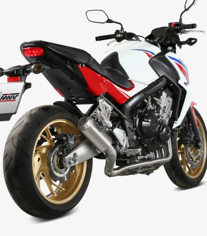 MIVV MK3 Auspuff Stahl für Honda CB650F (14-18) H.055.SM3X