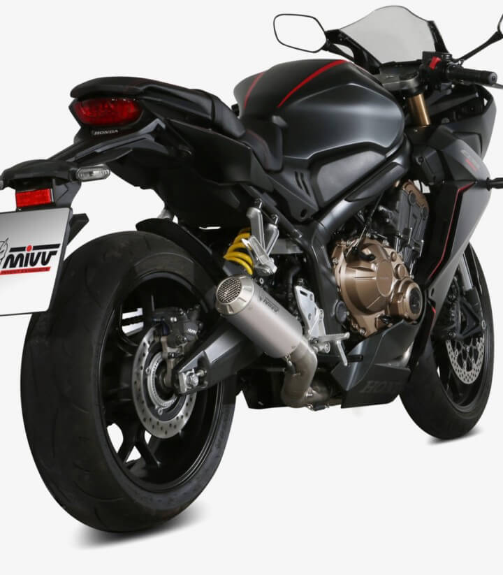MIVV MK3 Auspuff Stahl für Honda CB650R (19-23), CBR650R (19-23) H.072.SM3X