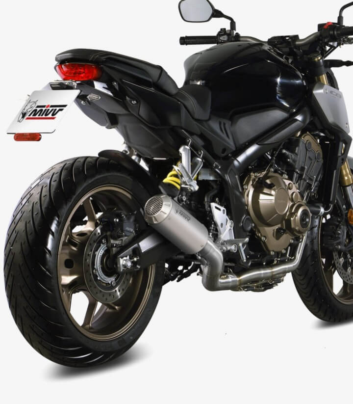 MIVV MK3 Auspuff Stahl für Honda CB650R (19-23), CBR650R (19-23) H.072.SM3X