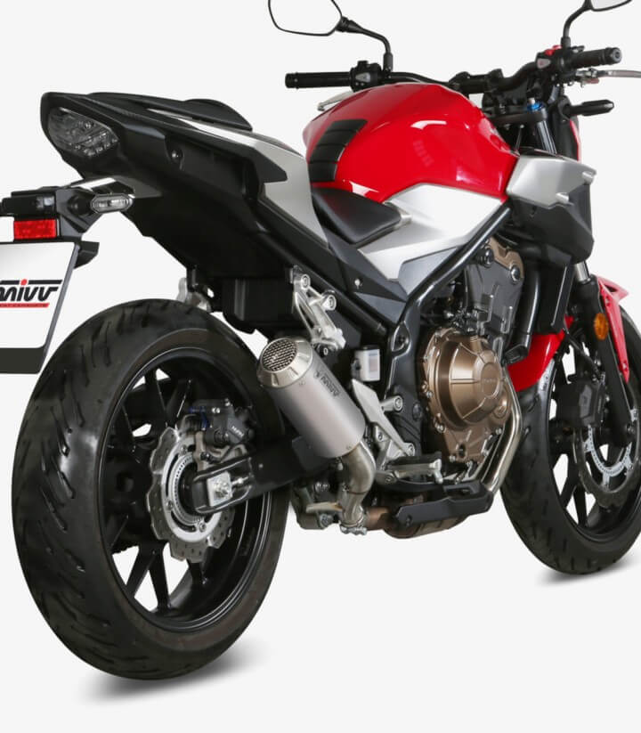 Escape MIVV MK3 Acero para Honda CB 500 F / X (19-25) H.075.SM3X